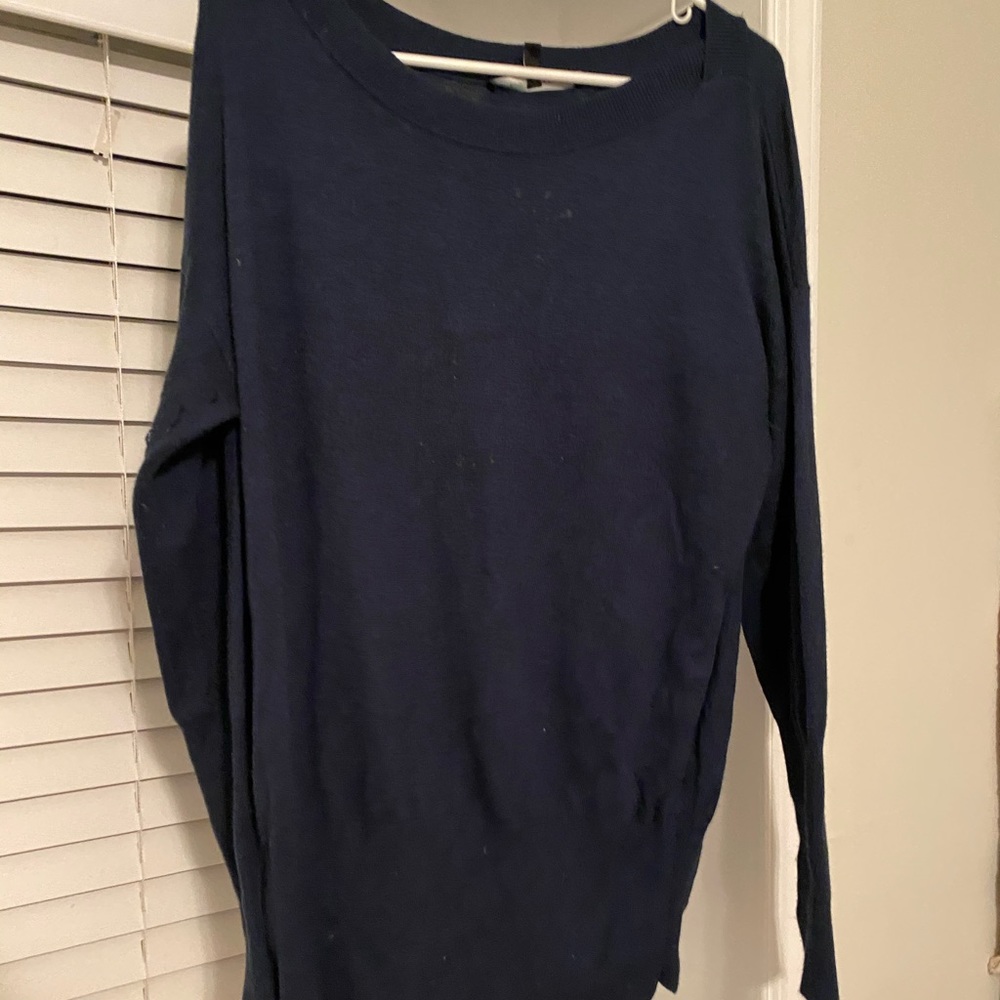 White House Black Market Navy Sweater